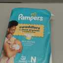 Pampers Baby Diapers - Swaddlers - Size 0, 31 Count, Ultra Absorbent Disposable Newborn Diaper