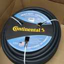 Continental Premium Garden Black Heavy Duty Cold Water Garden Hose, 5/8in Inside Diameter x 100ft Length, Male x Female Garden Hose Thread