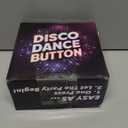 Disco Dance Button with 5 Songs Funny Buttons for Party Supply Desk Toys for Office Coworkers Adults Gag Gifts