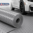 4x10 FT Garage Floor Mat, 2.8mm Thickened (Gray)
