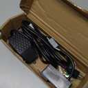 125 VAC Foot Switch, 2 x 6.56 FT Cords, Recessed Foot Pedal Control Switch with 2 Outlet, Recessed Socket with Wire Connector, Hands-Free Control for Temporary Power