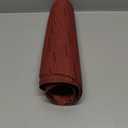 SHACOS Small Round Table Placemats Set of 5 Woven Vinyl Wedge Placemats with Centerpiece Round Table Mats Heat Resistant Wipe Clean (5, Burgundy Red)