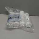 4 Pcs Squeeze Bottles Refillable 20 oz, Inverted Plastic Tip Large Valve Dispenser Condiment Squeeze Bottle for Sauces Ketchup Sour Cream Self Sealing Syrup Dispenser for Restaurants (White)