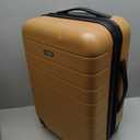 Wrangler Smart Spinner Hardside Luggage, 2 Piece Set, Wood Thrush, 22" carry-on, 15" boarding tote