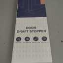 MAGZO Door Draft Stopper, 32 Inch Adjustable Under Door Gap Filler, Fits 26'' - 32'' Bottom Widths, Seals Gaps up to 1.7", Soundproof Sweep Blocks Air, Noise, Light, Dust- Grey (Gray)