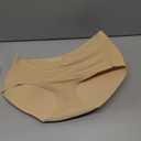 DERCA Butt Lifter Panties Padded Underwear for Women Seamless Booty Pads Hip Enhancer Panty (Large, #A1 Beige (Briefs))