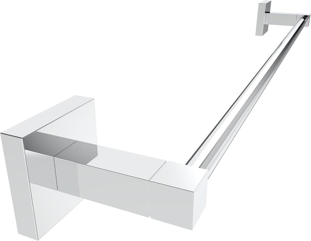 RUACQ Towel Bar 24inch, Towel Racks for Bathroom, 304 Stainless Steel Towel Holder Wall Mounted, Heavy Duty Bathroom Decor Towel Rod (Chrome)