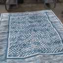 Outdoor Rug-8x10 ft Waterproof Patio Rug-Reversible Outdoor Carpet Plastic Straw Outside Rug-Camping Mat for RV Porch Balcony