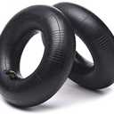 AR-PRO 11x4.00-5|11x4.50-5|11x6.00-5 Heavy Duty Replacement Inner Tube with TR-87 Bent Valve Stem (2-Pack) - for Wheelbarrows, Mowers, Hand Trucks and More