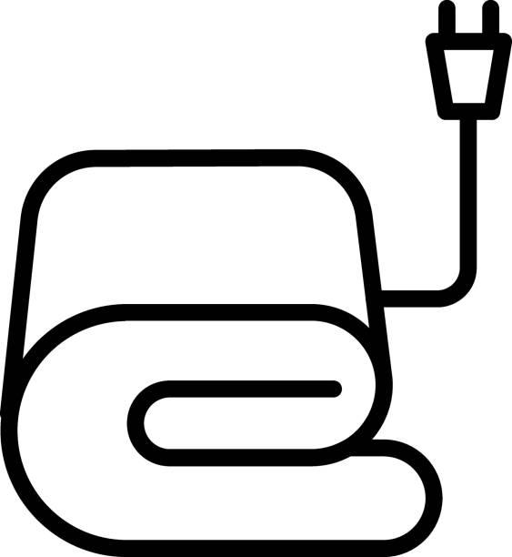 Sunbeam Heated Blanket - 12-Volt Electric Blanket for Car, Truck, SUV, or RV - Portable Winter Car Accessories for Camping or Travel by Stalwart (Black Plaid)