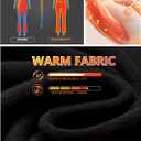 Heathyoga Fleece Lined Pants Women Yoga Pants with Pockets for Women Thermal Pants High Waist Flare Leggings for Winter (Black, L)