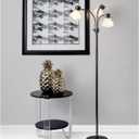 Adesso 3577-22 Vivian Floor Lamp, 60.25 in, 60W Type A Bulb (Not Included), Brushed Steel, 1