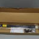 Closet Rods for Hanging Clothes (Black, 18.0" - 28.0")