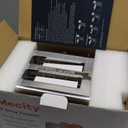 Mecity 2 Slice Toaster Touch Screen 1.5" Wide Slot, Stainless Steel Smart Bread Toaster for Bagel Muffin Waffle Gluten Free Breads, Timer, Defrost, Reheat, 120V 825W