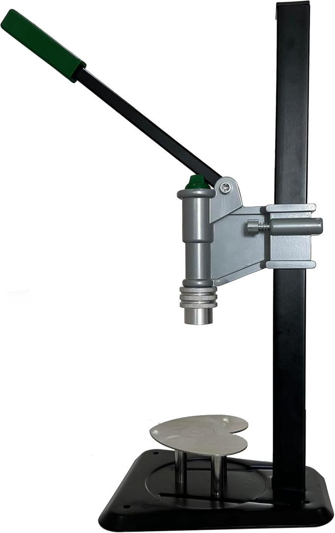 Manual short base desktop perfume bottle capper and capping tool machine, perfume sprayer sealer tool for 13-15MM cap diameter (short base WN010)