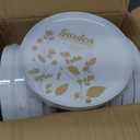 Garden Plates Combo 8.6″ & 10.6″ Gold (20 Count)