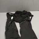 GORGLITTER Women's Rave Festival Disco Pants Outfits Y2K Chaps Cut Out Low Waist Flared Bottom Soft Grunge Edgy Outfit (Medium, Black)