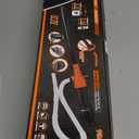 HORUSDY Electric Fuel Transfer Pump Battery Operated  2.2 GPM Portable Siphon Pump with Flow Control, Dual Battery Option, for Gas, Diesel, Water, Oil, Fits Gas Can & Tank, Handheld Liquid