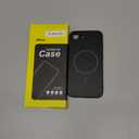 JETech Magnetic Slim Case for iPhone 16e 6.1-Inch 2025 Compatible with MagSafe, Camera Lens Full Protection, Ultra-Thin Lightweight Matte Finish Minimalist Phone Cover (Black)