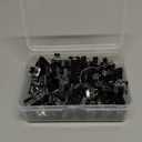 OUTEMU Black Keyboard Switches, Pack 65 DIY Replacement Switches for Mechanical Gaming Keyboard -Linear, Black