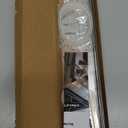 Stainless Steel Stove Gap Covers (2PCS),Stove Gap Filler,Range Trim Kit,Stove Gap Guard for Kitchen Oven Between Stovetop and Counter,Easy Clean Heat Resistant, Adjustable Length 13.8'' to 27.5'',Black