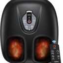 RENPHO Foot Massager Machine with Heat [2025 Upgraded], FSA HSA Eligible, Foot Massager for Plantar Fasciitis, 3 Heat Levels, Fathers Day Dad Gifts for Women Mom, Wireless Control, True Feet Massage