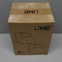 UME 1 Pack LED Outdoor Wall Light Fixtures, Dusk to Dawn Outdoor Wall Lantern, Exterior Waterproof Wall Sconce Light Fixtures, Black Front Porch Lights Wall Mount Lighting