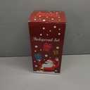 3 Pcs Red Gray Christmas Reindeer Bedding Quilt Set King Size Xmas Deer Bedspread New Year Snowflake Coverlet Holiday Bedroom Home Decor (King(108"x96"))