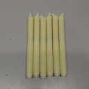 Homemory 6 Pcs Flameless Taper Candles with Remote, Timer, Dimmer, Ivory Battery Operated CandleSticks with Flickering Light, Plastic Led Window Candles, 9.6 Inches for Halloween Christmas Decoration