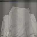 Famulily Womens Linen Pants for Summer Button Down Wide Leg Cropped Pants Casual Capri Pants with Pockets size L