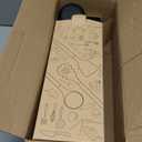 Silicone Cooking Utensils Set - AVGPD Silicone Kitchen Utensils for Cooking Wooden Handles, 446F Heat Resistant Kitchen Utensil Spatula Sets, Gadgets for Non-Stick Cookware BPA FREE (Black)