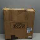 Pemberly Row Traditional Plastic Decorative Brackets in Espresso (Set of 2)