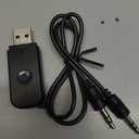 2 in 1 Bluetooth V5.3 Transmitter Receiver, BT USB Adapter, Wireless Audio Transmitter for TV to Bluetooth Headphones, Low Latency, Power by USB for TV/PC Home/Car Sound System