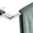 KOKOSIRI Bath Towel Bar Chrome Bathroom Hardware Towel Holder Wall Mounted for Kitchen Toilet 24 Inches Necklace Holder Polished Stainless Steel B4006CH-L24