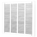 EZ-FLO 16 x 16 Inch (Duct Opening) Return Air Vent Cover for Wall or Ceiling, Solid Steel Return Air Grille, HVAC Vent Cover, White