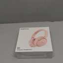 RORSOU B8 Bluetooth Headphones Over Ear, 6 EQ Music Modes and 50H Playtime Deep Bass Wireless Headphones with Mic, Lightweight Folding HiFi Stereo Headset for iPad/Travel/Tablet/PC/Home Pink