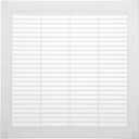 Vent Systems 10" x 10" Inch (Opening Dimensions) Plastic White Soffit Vent Cover - Flat Square Air Vent Grille - Insect Screen - HVAC 12" x 12" Inch (Overall Dimensions)