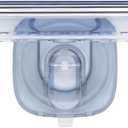 OXO Stronghold Suction Soap Dish: Stainless Steel & Plastic Shower Caddy, Clear, 7.8" Width