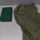 Dog Blank Cotton Shirts,Plain Dogs Large Big Clothes,Army & Deep Green, XXXL