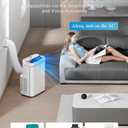 Midea 12,000 BTU ASHRAE (8,000 BTU SACC) Portable Air Conditioner, Cools up to 350 Sq.Ft., with Dehumidifier & Fan mode, Control with Remote, Amazon Alexa & Google Assistant, Easy-to-use and Install