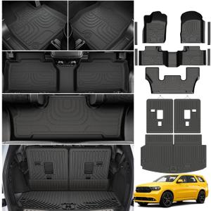KUST Floor Mats for 2016-2026 Dodge Durango Accessories (6 Seats Only)
