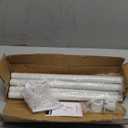 Flag Pole,6FT American Flag Pole & Bracket-Flagpoles for 3 x 5 Flags Holder for House Porch & Outdoor,Tangle Free and Wall Mount Flag Pole Kit (Without Flag,White)