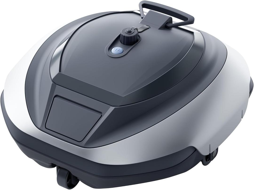 BuSwift 320P Robotic Pool Cleaner, Hydro Dynamic Design, Pool Vacuum with Superior Suction, High Efficiency, DirtLock 2.0, Auto-Parking for Above-Ground Flat Pools up to 850 Sq.Ft, Space Gray