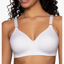 Vanity Fair Women's Full Coverage Beauty Back Smoothing Bra, 4-Way Stretch Fabric, Lightly Lined Cups up to DD 36D