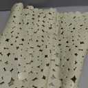 SONGZIMING Bathtub Mat Non Slip Pebble Bath Shower Mat with Drain Holes, Suction Cups Mat for Tub (16" W x 35" L,Beige)