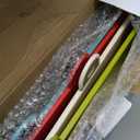 Plastic Cutting Board, Set of 4 with Storage Stand,Color Coded Food Icon with Holder,for Kitchen