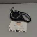 Emperor Pets 26 ft Retractable Dog Leash - Heavy Duty Retractable Pet Leash with Anti-Slip Grip - Reflective Dog Leash Tape for Medium to Large Dogs up to 100 lbs -GY26 (Grey)