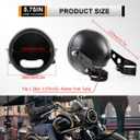 5.75 Inch Headlight Bucket Universal 5 3/4 Motorcycle Led Headlight Housing w/Mounting Brackets Fit 32-40mm Fork Tube