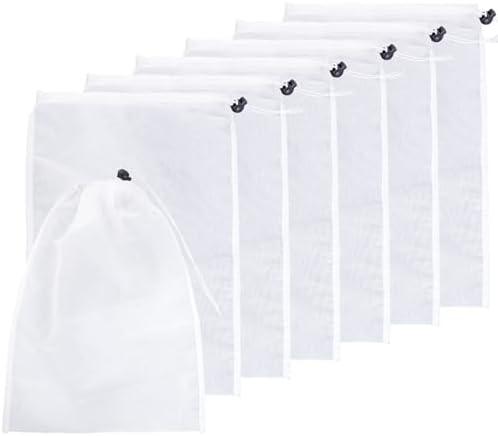 Yymobt 5 Pack Cleaner Replacement Mesh Bag Pool Vacuum Filter Bag for Pools Aquariums Ground Swimming Pools Ponds Collecting Leaves