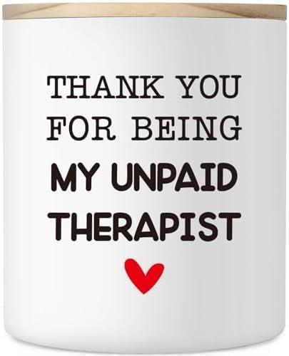 Christmas Thank You Gifts for Best Friends Her Him, 10OZ Birthday White Elephant Thanksgiving Gifts for Therapist Wife Husband Boyfriend Girlfriend Coworkers Friendship Lavender Scented Candles